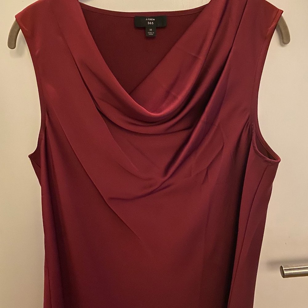 J. Crew Size M red sleeveless top